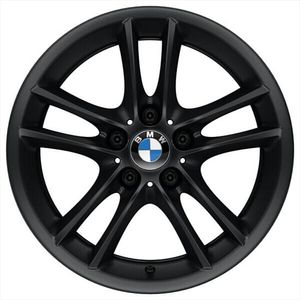 BMW 36-11-6-786-887 Double Spoke Style 182 in Black/Front