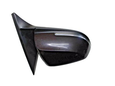 BMW 51-16-7-285-135 Exterior Mirror Without Glass, Heated, Left