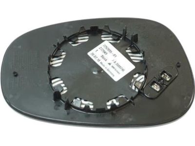 BMW 51-16-7-252-895 Mirror Glass, Heated, Plane, Left