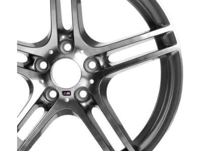 BMW 36-11-7-844-344 Disc Wheel, Light Alloy, Bright-Turned