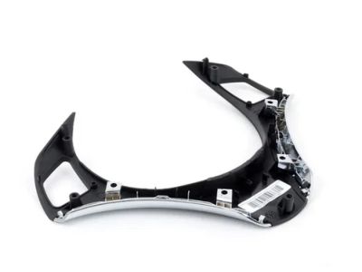 BMW 32-30-6-795-587 Cover, Steering.Wheel Black/Chrome Pearlgrey