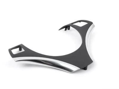 BMW 32-30-6-795-587 Cover, Steering.Wheel Black/Chrome Pearlgrey