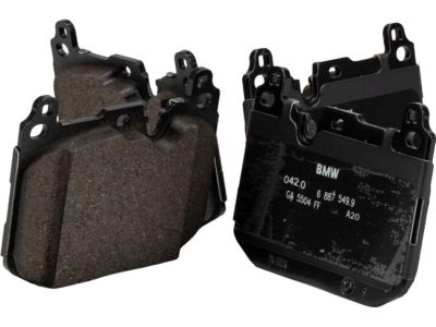 BMW 34-10-6-889-266 Repair Kit, Brake Pads Asbes