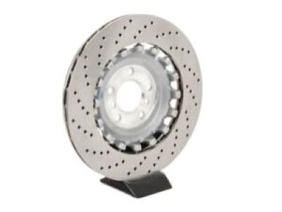 BMW 34-21-2-284-104 Brake Disc Ventilated, Perforated, Right