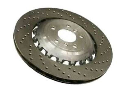 BMW 34-21-2-284-104 Brake Disc Ventilated, Perforated, Right