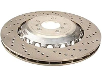 BMW 34-21-2-284-104 Brake Disc Ventilated, Perforated, Right