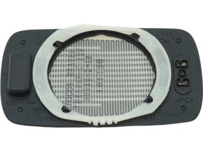 BMW 51-16-1-885-906 Mirror Glas Heated, Plugged-In