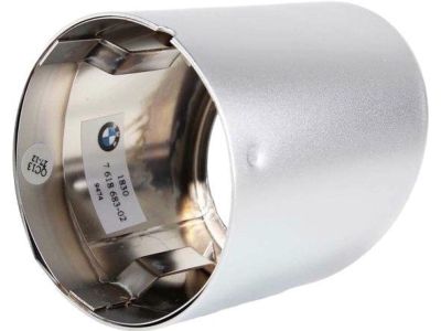 BMW 18-30-7-618-683 Tailpipe Trim Alu-Look