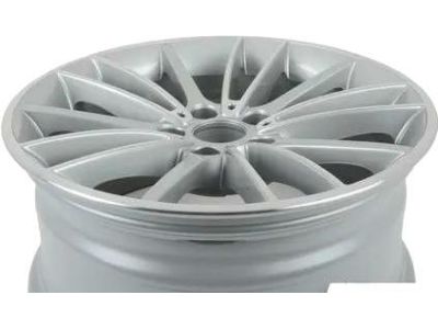 BMW 36-11-6-851-076 Disc Wheel, Light Alloy, Bright-Turned