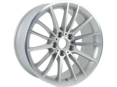 BMW 36-11-6-851-076 Disc Wheel, Light Alloy, Bright-Turned