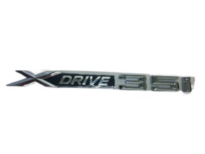 BMW 51-14-7-208-559 Lettering Badge Replacement - X6 / xDrive 35i