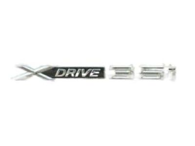 BMW 51-14-7-208-559 Lettering Badge Replacement - X6 / xDrive 35i