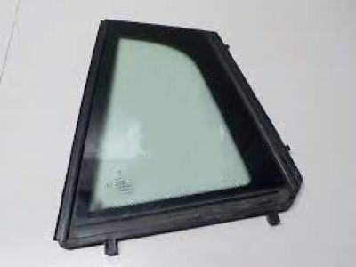 BMW 51-35-7-335-509 Side Window Fixed, Green Rear Left
