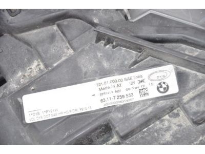 BMW 63-11-7-338-707 Driver Left Headlight Assembly