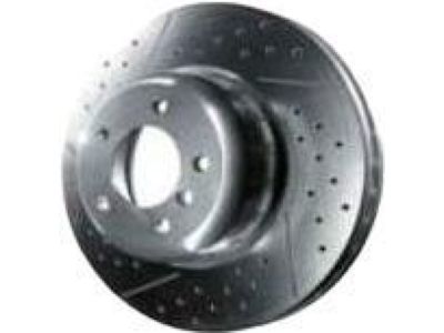 BMW 34-20-6-797-598 Brake Disc, Ventilated, W/Holes, Rear