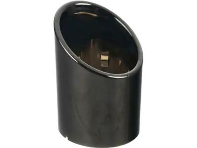 BMW 18-30-8-058-651 TAILPIPE TIP, BLACK CHROME