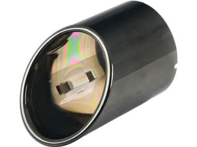 BMW 18-30-8-058-651 TAILPIPE TIP, BLACK CHROME