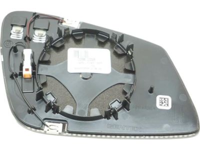 BMW 51-16-7-390-617 Mirror Glass, Heated, Plane, Left