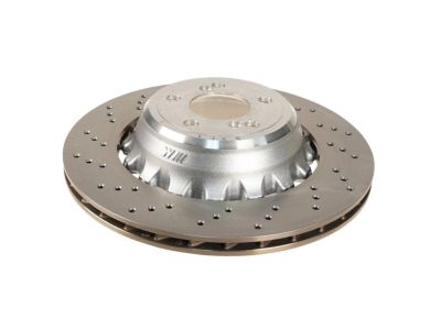BMW 34-21-2-284-903 Brake Disc, Ventilated, Left