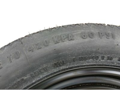 BMW 36-11-6-750-006 Compact Spare Wheel, Steel, Black