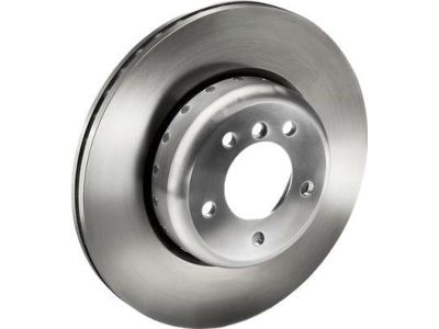 BMW 34-11-6-887-397 Brake Disc, Lightweight, Ventilated, Left