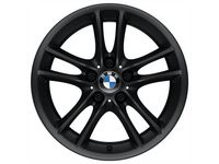 OEM 2008 BMW 128i Double Spoke Style 182 in Black/Rear - 36-11-6-786-888