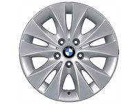 OEM BMW 545i Double Spoke 116-Wheel, 7.5"x 17" - 36-11-6-758-775