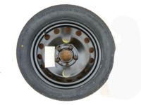 OEM 2000 BMW 328i Compact Spare Wheel, Steel, Black - 36-11-6-750-006