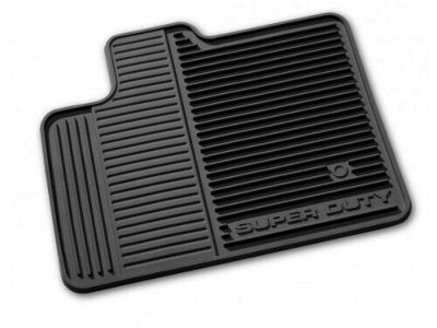 Ford DC3Z-2513086-A Floor Mats - All-Weather Thermoplastic Rubber, Black Regular Cab