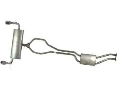 Ford BA1Z-5230-B Centre And Rear Muffler Assembly