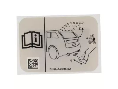 Ford DU5Z-5840245-A Info Label