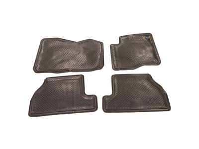 Ford CM5Z-5413300-BA Floor Mats;Carpeted, 4-Piece, Charcoal Black Front and Rear