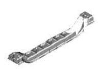OEM 2017 Ford Transit-350 Transmission Crossmember - CK4Z-6A023-A