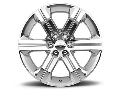 GM 19301157 22X9-Inch Aluminum 6-Spoke Wheel Rim In Chrome