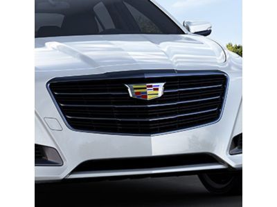 GM 84124949 Grille in Black with Black Chrome Surround and Cadillac Logo