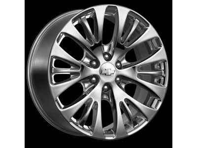 GM 19300908 22X9-Inch Aluminum 6-Spoke Wheel Rim In Chrome