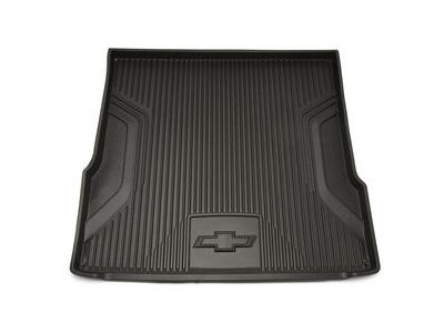 GM 95971429 Premium All-Weather Cargo Area Tray in Jet Black with Bowtie Logo (for Sedan Models)