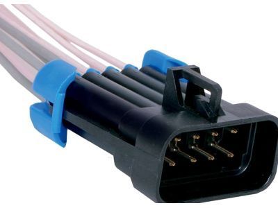 GM 12117372 Connector-W/Leads, 10-Way M. *Black