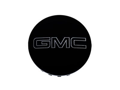 GM 84388431 Center Cap in Black with Black GMC Logo