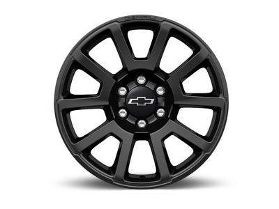 GM 84054681 20X8.5-Inch Aluminum 5-Split-Spoke Wheel Rim In Low Gloss Black