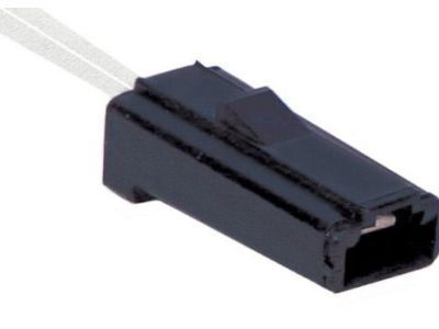 GM 12101870 Connector-W/Leads, 1-Way F. *Black