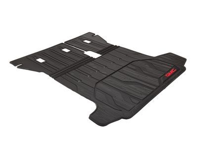 GM 84269449 Integrated Cargo Area Liner in Jet Black with GMC Logo