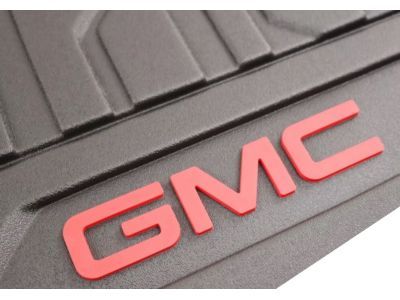 GM 23398828 Integrated Cargo Liner in Jet Black with GMC Logo