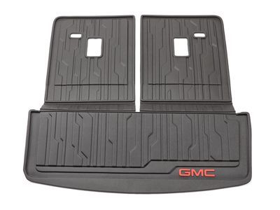 GM 23398828 Integrated Cargo Liner in Jet Black with GMC Logo