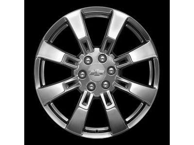 GM 19300989 22X9-Inch Aluminum 8-Spoke Wheel Rim In Chrome