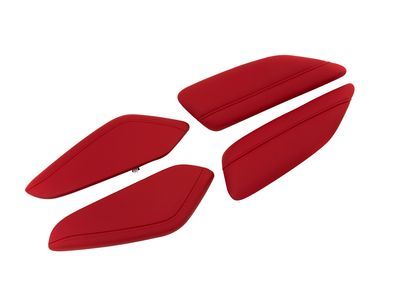 GM 84095812 Knee Pad Interior Trim Kit in Adrenaline Red with Torch Red Stitching