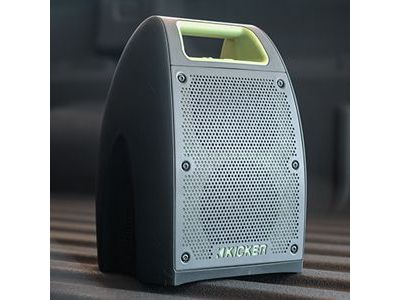 GM 19355511 Bullfrog BF400 Portable Bluetooth Waterproof Speaker in Gray/Green by KICKER