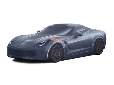 GM 84025014 Premium Indoor Car Cover with Fully Rendered Corvette Grand Sport