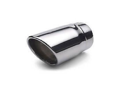 GM 22799811 Chrome Angle-Cut Single-Wall Exhaust Tip with GMC Logo