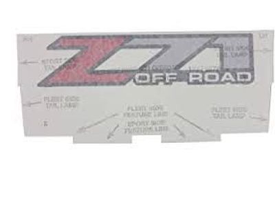 GM 15779676 Decal
